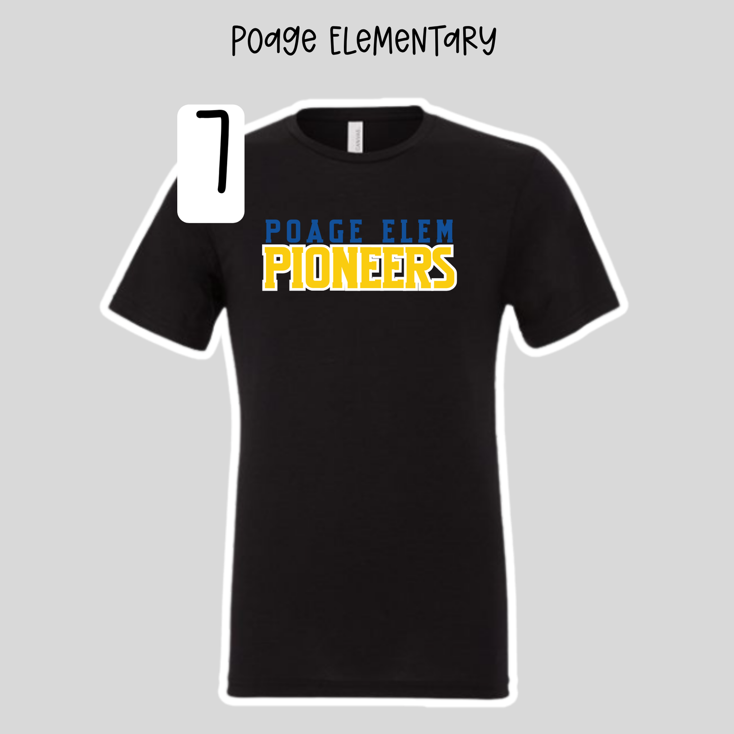 Poage Elementary School- School Spirit Shirts