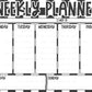 Weekly Planner Pages