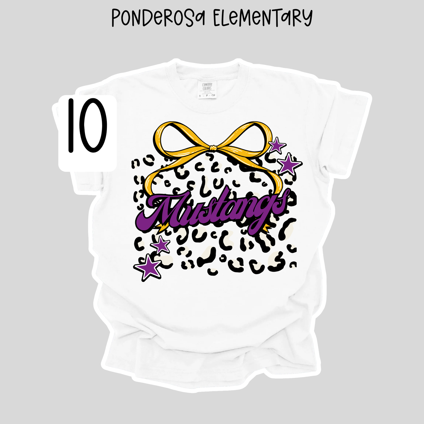 Ponderosa Elementary School- School Spirit Shirts