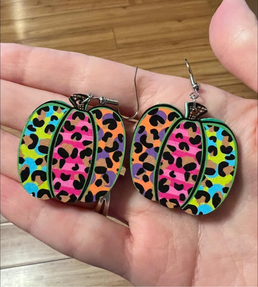 Leopard Pumpkins Earrings