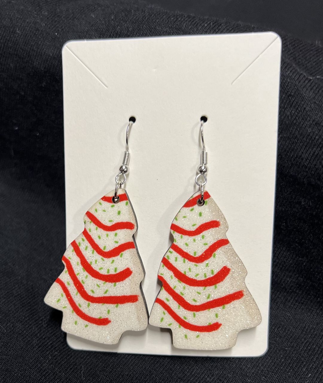 Christmas Snack Cake Earrings