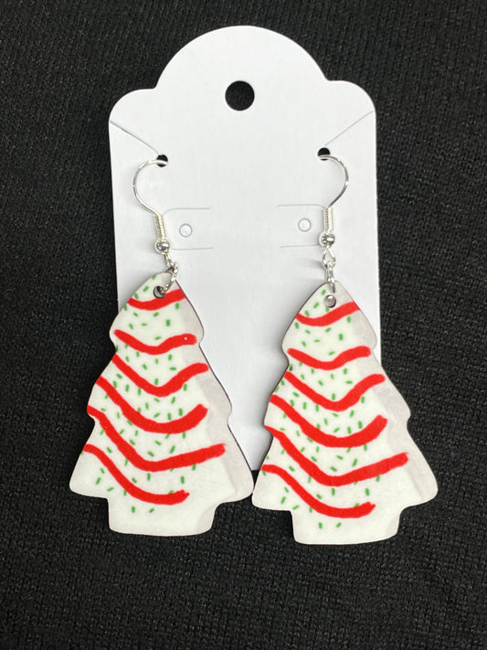 Christmas Snack Cake Earrings