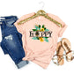 Bee Happy Floral Adult Shirt- Animals 250