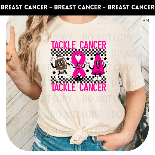 Tackle Cancer Adult Shirt- Breast Cancer Awareness 81