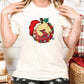 Christmas Teacher Apple Adult Shirt- Christmas-1522