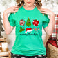 Retro Merry Teacher Adult Shirt- Christmas 1532