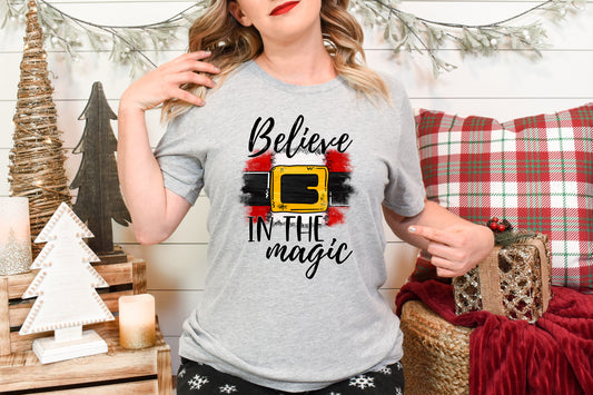 Believe In The Magic Adult Shirt-Christmas 607