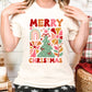 Merry Christmas Retro Boho Adult Shirt- Christmas 1548