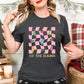 Checkered Tis The Season Adult Shirt- Christmas 1550
