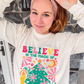 Believe In The Magic Of Christmas Adult Shirt- Christmas 1551