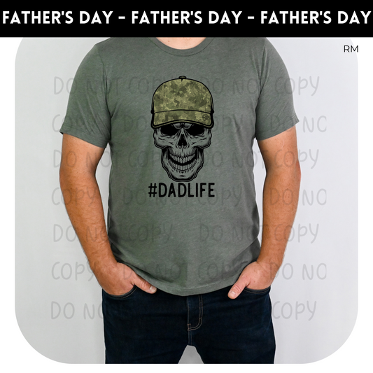 Camo Dad Life Adult Shirt- Dad 130