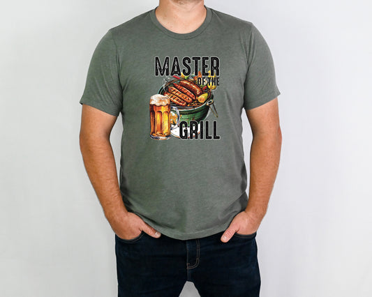 Master Of The Grill Adult Shirt- Dad 177