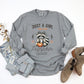 Just A Girl Adult Shirt- Fall 462