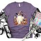Floral Ghost Adult Shirt-Halloween 529