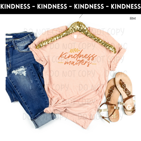 Kindness Matters Adult Shirt- Inspirational 891