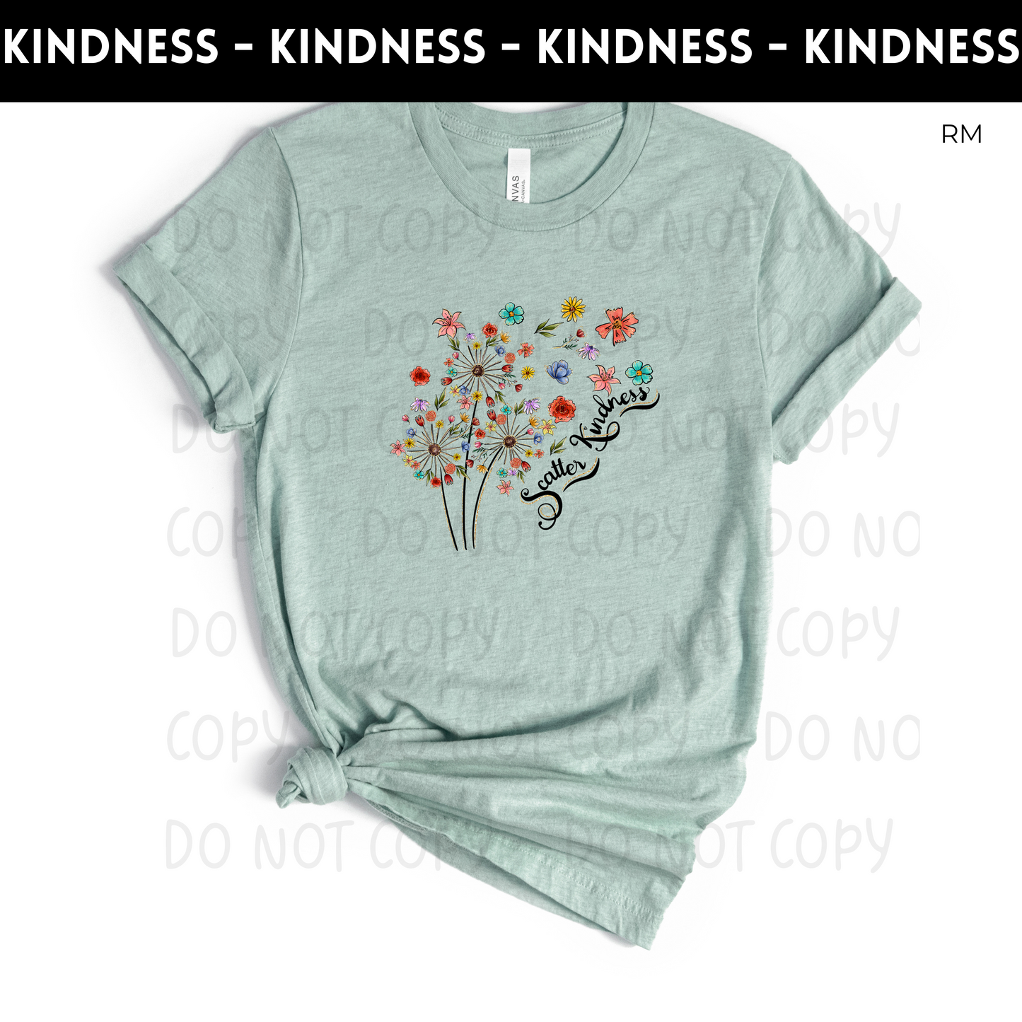 Scatter Kindness Adult Shirt- Inspirational 895
