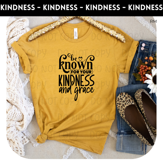 Be Known For Your Kindness And Grace Adult Shirt-Inspirational 897