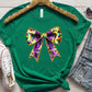 Sequin Coquette Bow Adult Shirt- Mardi Gras 73