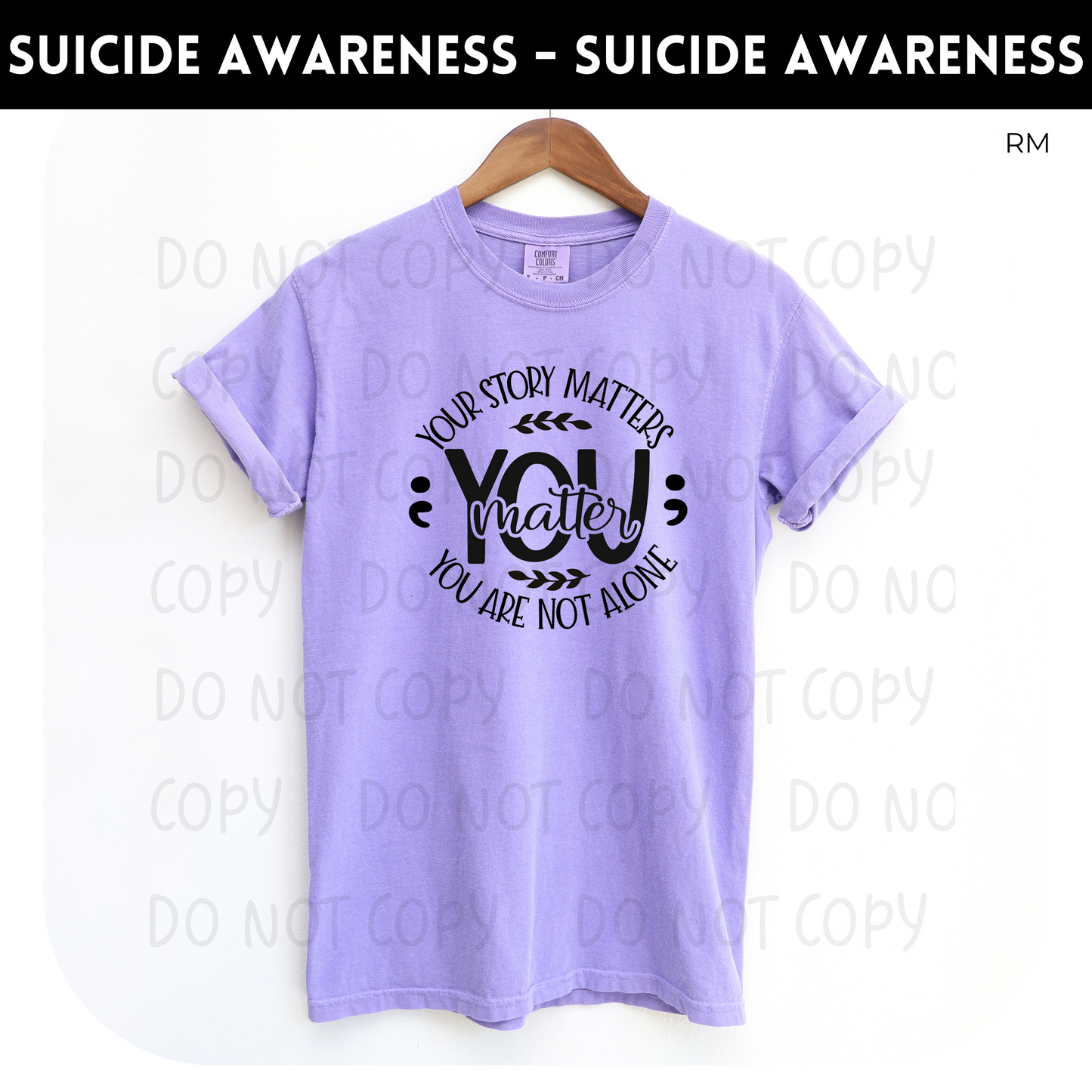Your Story Matters You Are Not Alone Adult Shirt- Mental Health 86