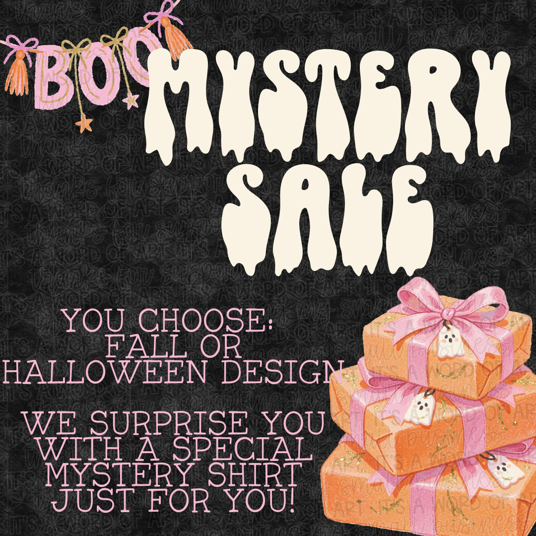 Boo Mystery Sale Shirt - Fall or Halloween Mystery Shirt