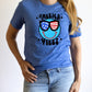 America Vibes Smiley Face Adult Shirt- Patriotic 229