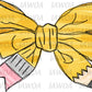 Pencil Bow Gradel Level or Name Adult Shirt