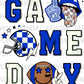 Retro Game Day Team Color Adult Shirt