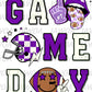Retro Game Day Team Color Adult Shirt