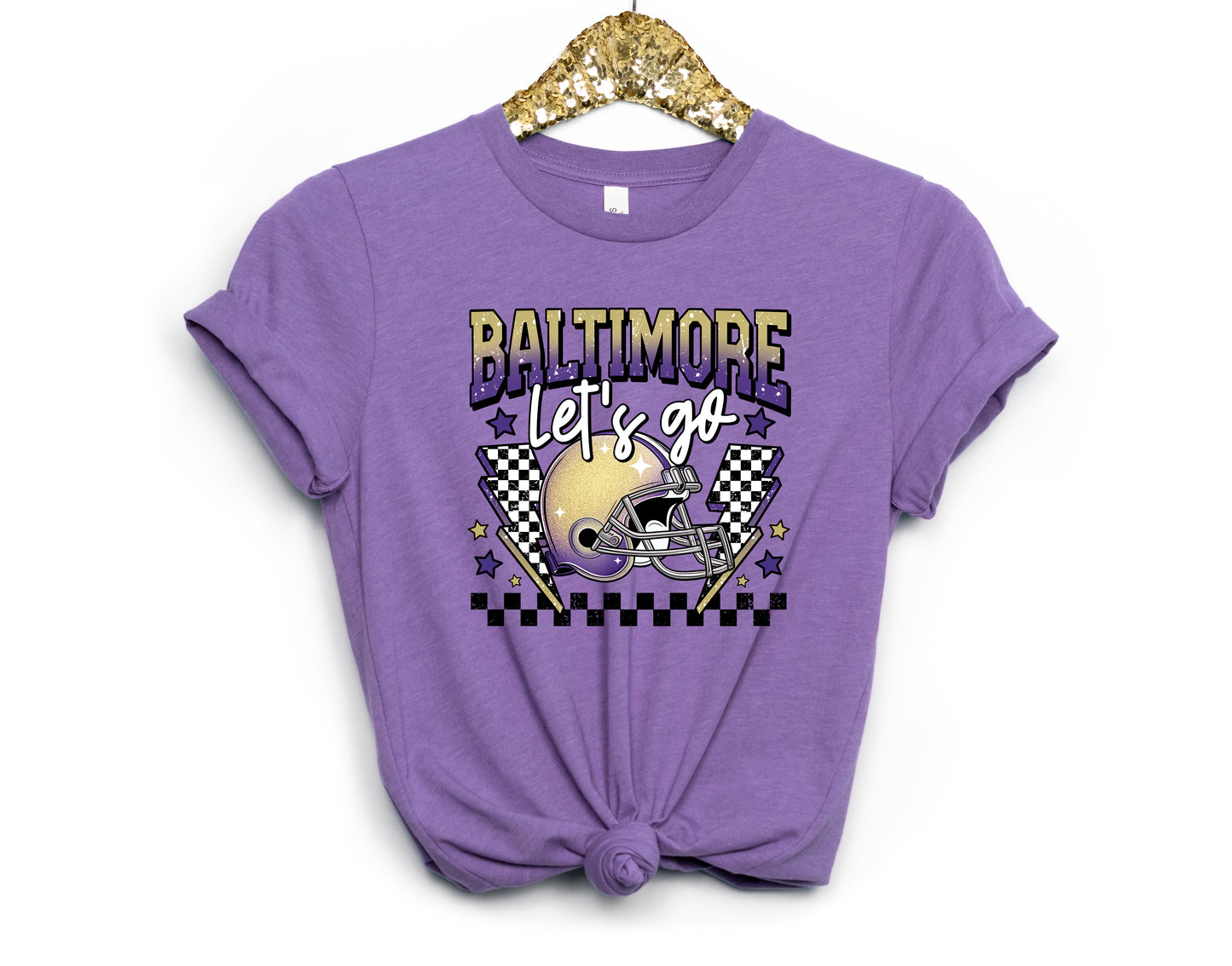 Let's Go Baltimore Adult Shirt- Retro Team 18