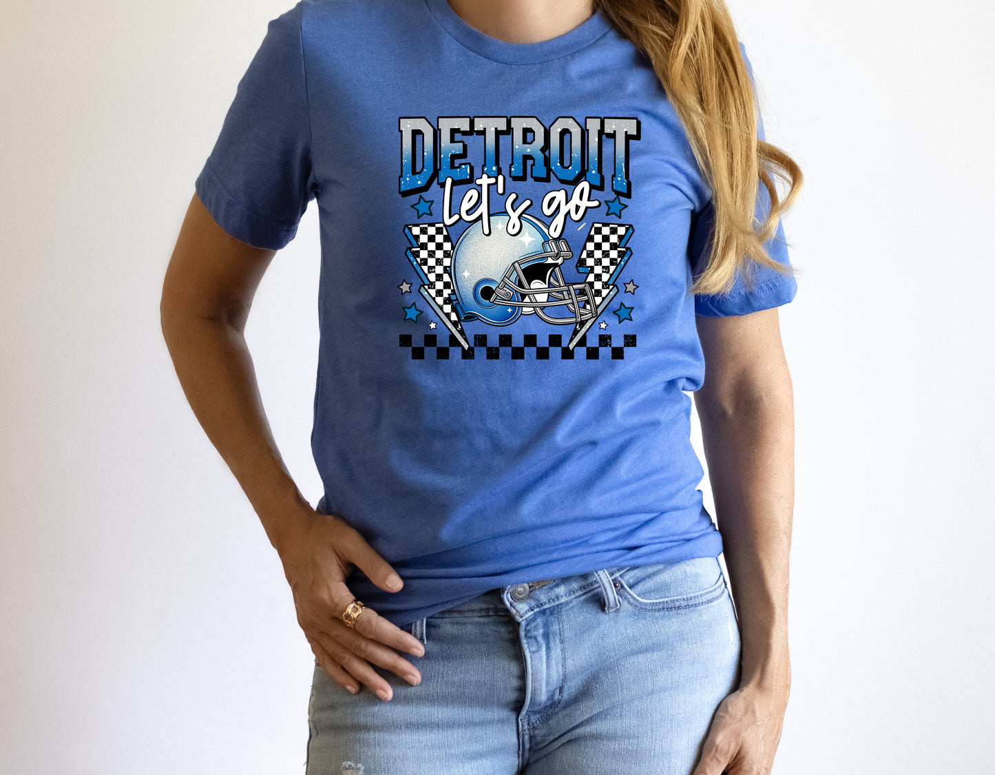 Let's Go Detroit Adult Shirt- Retro Team 19