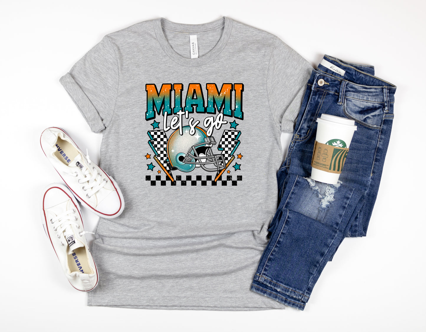 Let's Go Miami Adult Shirt-Retro Team 6