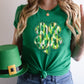 Scratch Four Leaf Clover Adult Shirt- St. Patricks 193