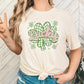 Checkered Lucky Shamrock  Adult Shirt- St. Patrick 199