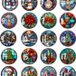 Stained Glass Christmas Ornaments