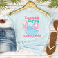 Tanned And Tipsy Adult Shirt- Summer 305