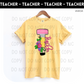Teacher Pencil Adult Shirt- Teachers-118