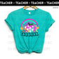 Tie Dye Teacher Rainbow Adult Shirt- Teachers 212