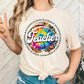 Tie Dye Teacher Adult Shirt- Teacher 300