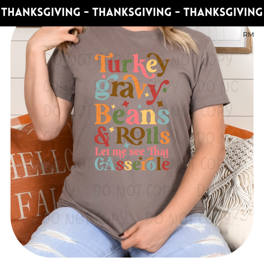 Let Me See That Casserole Adult Shirt-Thanksgiving 92