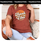 Thankful Vibes Adult Shirt-Thanksgiving 93