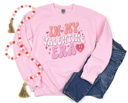In My Valentine Era Adult Sweatshirt- Valentine 546
