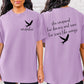 She Conquered Her Demons Adult Shirt- Women Empowerment 16 and 17