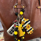 Bee Yourself Acrylic Beaded Wristlet