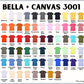 Create Your Own Bella Canvas Tshirt