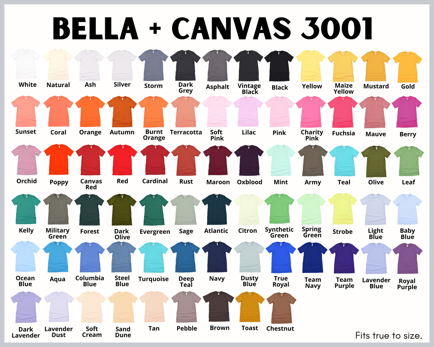 Create Your Own Bella Canvas Tshirt