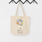 Birth Month Flower Tote Bag