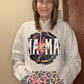 Mama Tie Dye Leopard Hoodie