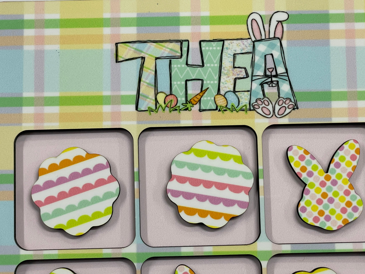 Easter Tic Tac Toe Board