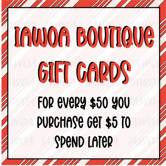 IAWOA Boutique Gift Card