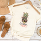 Skull Pineapple Summer Vibes Adult Shirt- Summer 240